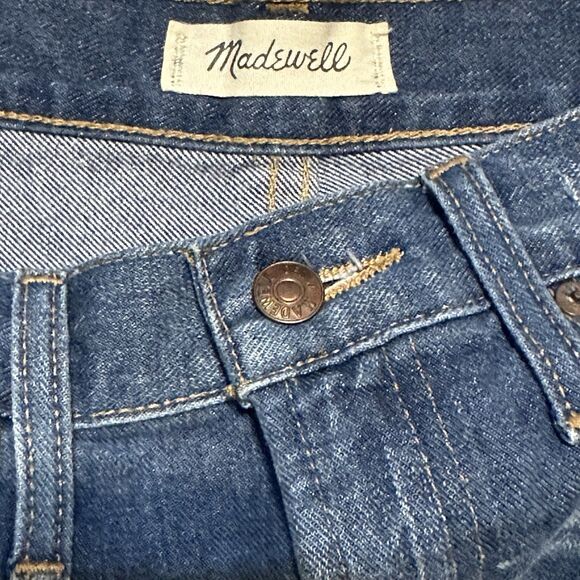 Madewell the Perfect Jean Shorts, Medium Wash, Raw Hem, Size 25 Beach Summer - Picture 4 of 4